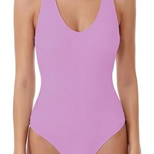 Purple Women's One Piece Swimsuit